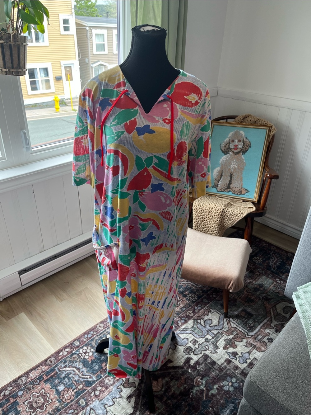 Women’s Vintage soft Stretchy summers dress XL